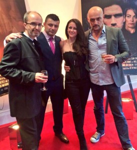 Simon Collins, Jel Djelal, Alida Pantone e Sean Cronin at BAFTA